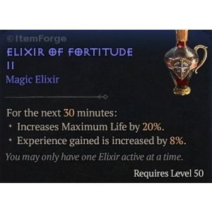 Diablo 4 Elixir of Fortitude icon