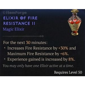 Diablo 4 Elixir of Fire Resistance icon