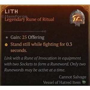 Diablo 4 Rune Lith icon