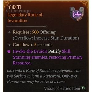 Diablo 4 Rune Yom icon