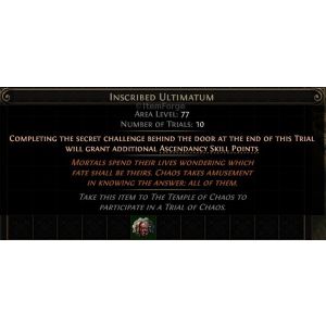 Path of Exile 2 Inscribed Ultimatum icon