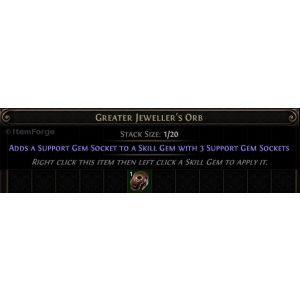 Path of Exile 2 Greater Jeweller's Orb icon