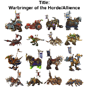 WoW Warbringer of the Horde/Alliance