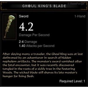 Ghoul King's Blade