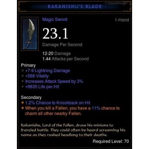 Rakanishu's Blade