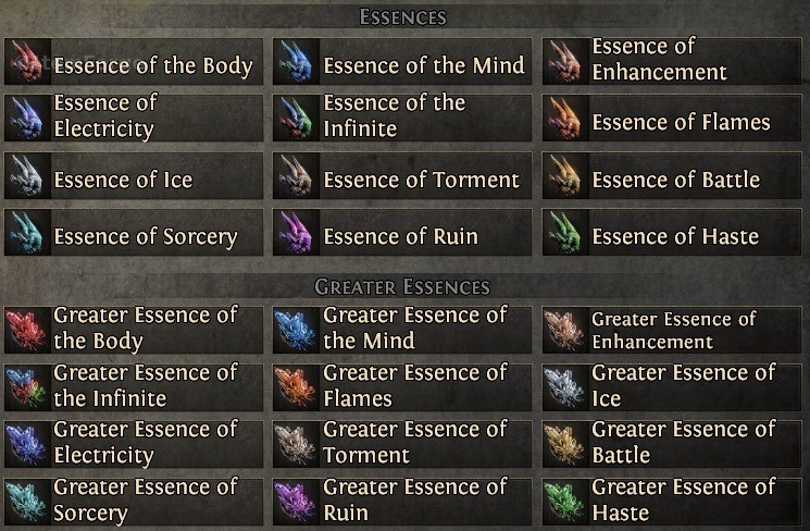 Path of Exile 2 Essences